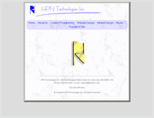 Tablet Screenshot of hpntech.com